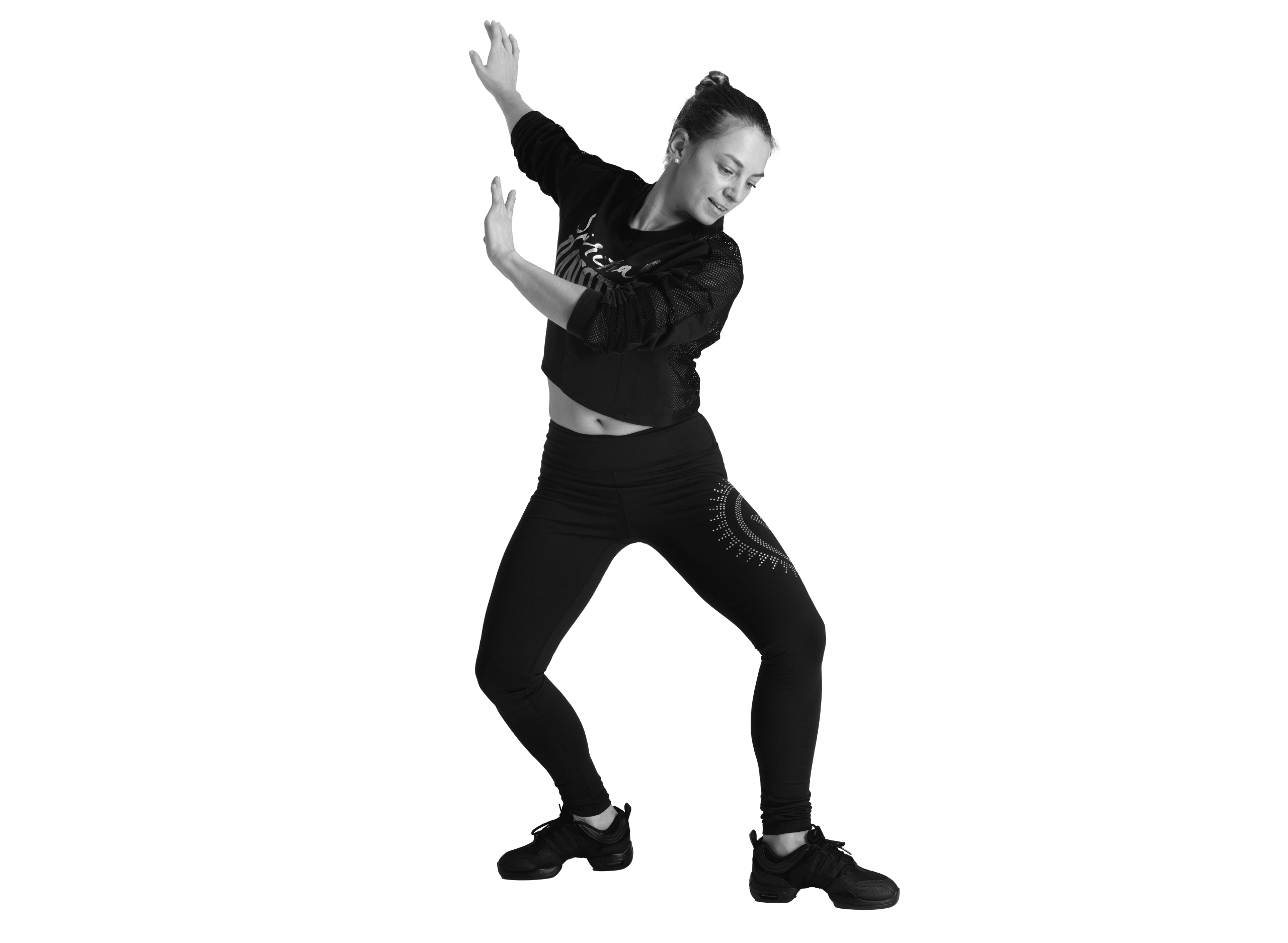 Mujer bailando en una clase dirigida de Pop Dance en Duplex Andorra la Vella.