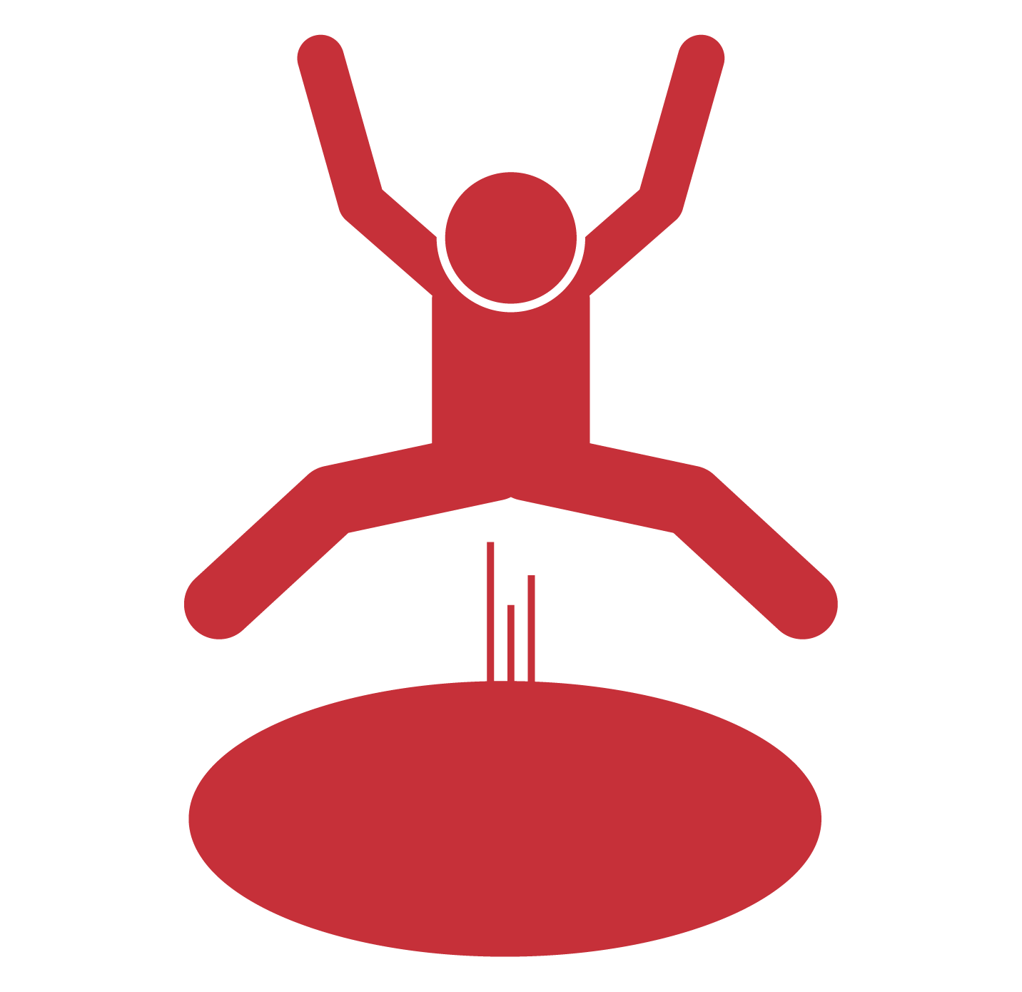 Clase de Jumping GAC en el gimnasio Duplex en Andorra la Vella combinando saltos en minitrampolín con ejercicios de glúteos, abdominales y piernas.